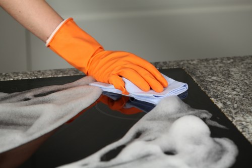 Professional move out cleaning in a Belgravia townhouse interior